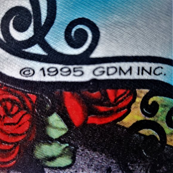 Grateful Dead Bertha Original 1995 Tie Dye Liquid Blue rock L/s T-Shirt 2XL NWT - Picture 7 of 7